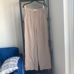 Long linen blend pants, Size M, Cotton Candy LA